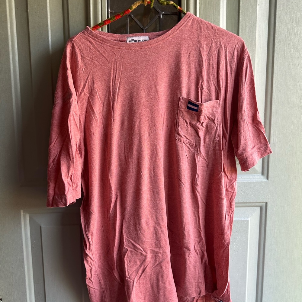 Peter Millar Coral Short Sleeve Tee